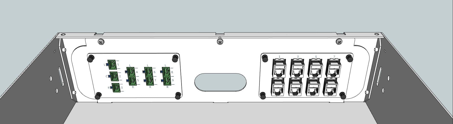 Pass-Through Plate