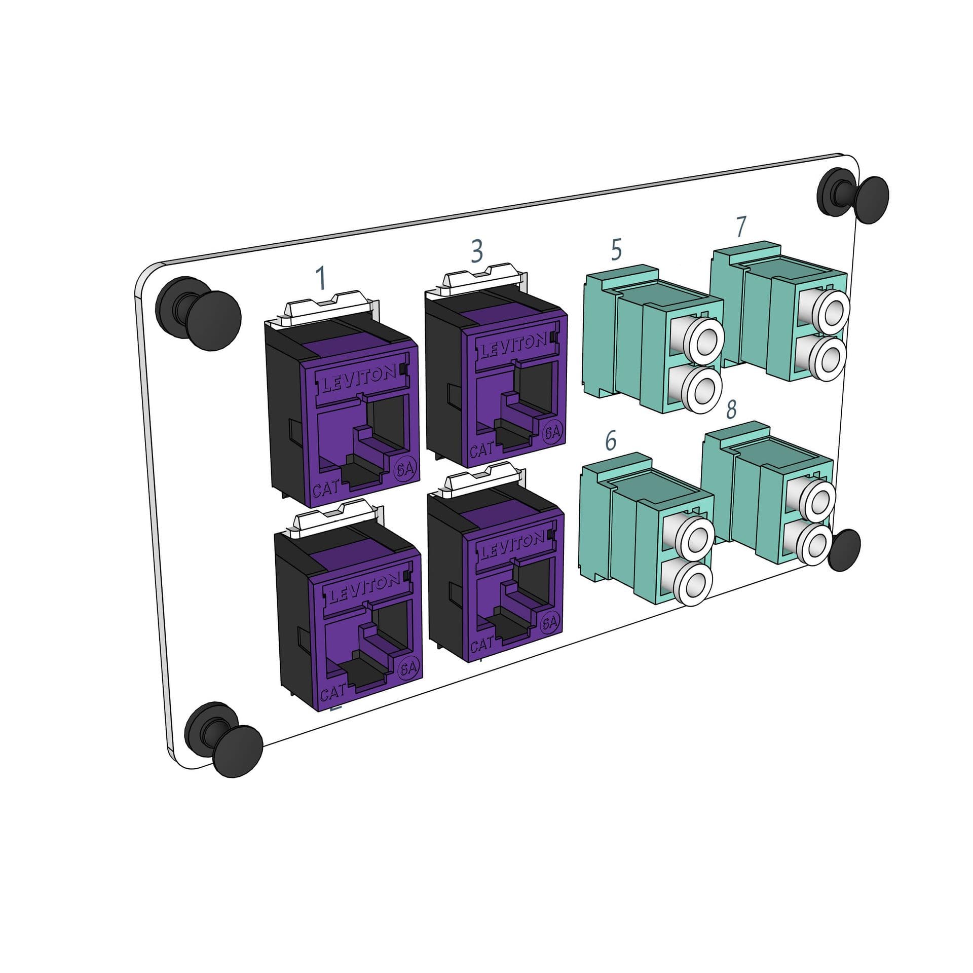 CAT6A + Fiber