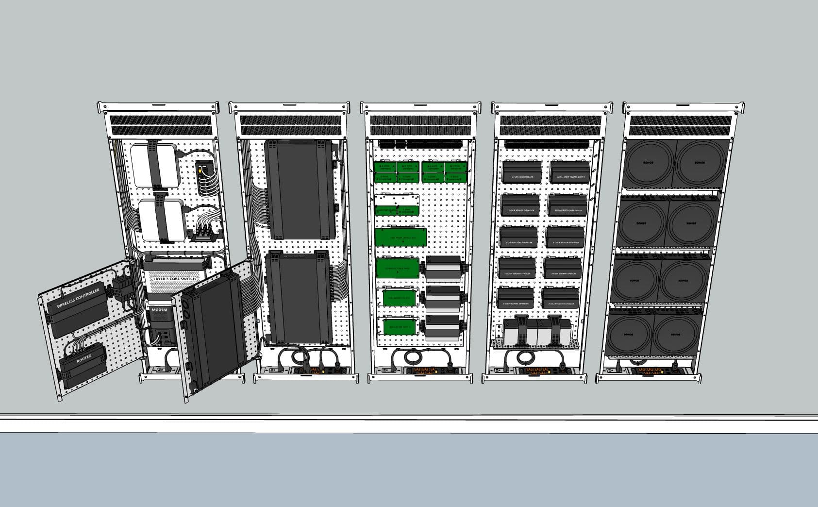 WireFrame supporting five different applications